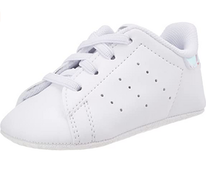 Adidas Original scarpa sneakers da culla Stan Smith Crib FY7892 bianco argento