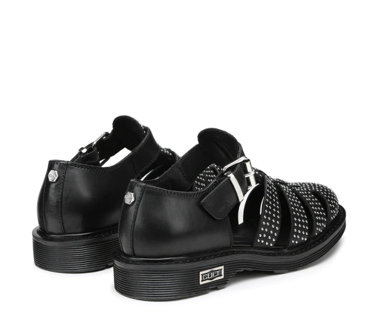 Cult Sandalo Donna Sabbath Nero con Borchie - CLW338503