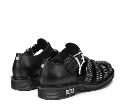 Cult Sandalo Donna Sabbath Nero con Borchie - CLW338503