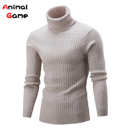 Maglione dolcevita caldo invernale maglione lavorato a maglia