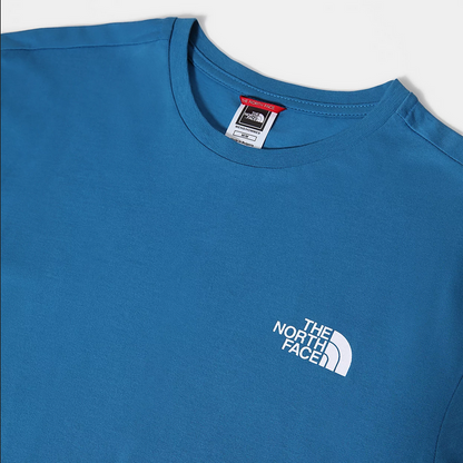 The North Face maglietta manica corta da uomo Simple Dome NF0A2TX5M191 celeste