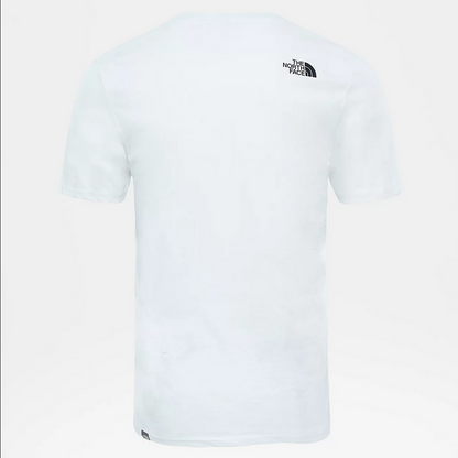 The North Face T-shirt maniche corte da uomo Easy NF0A2TX3FN41 bianco