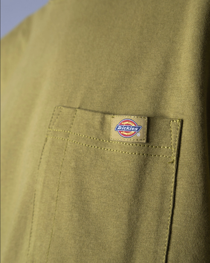 Dickies maglietta manica corta da uomo con taschino Porterdale DK0A4TMO C32 verde muschio