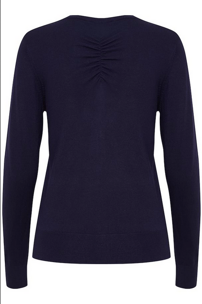 b.young Cardigan Lavorato a Maglia Pimba 20811102 193920 peacoat
