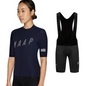 Women's summer outfit, women's summer cycling apparel, jersey and shorts set