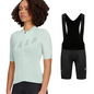 Women's summer outfit, women's summer cycling apparel, jersey and shorts set