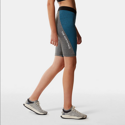 The North Face Short a vita alta Mountain Athletics da donna NF0A7R2T5W8 banff blue black heather-black