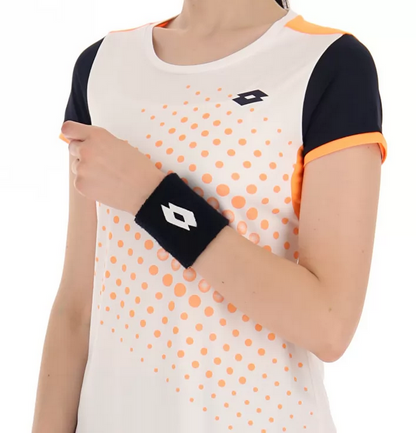 Lotto maglia da donna da tennis o per il padel Top W IV Tee 1 217348 2F8 bright white-orange