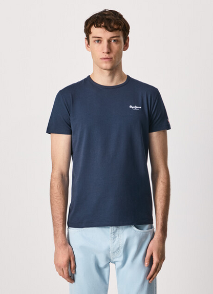 Pepe Jeans maglietta maniche corte Original Basic T-shirt PM508212 595 navy