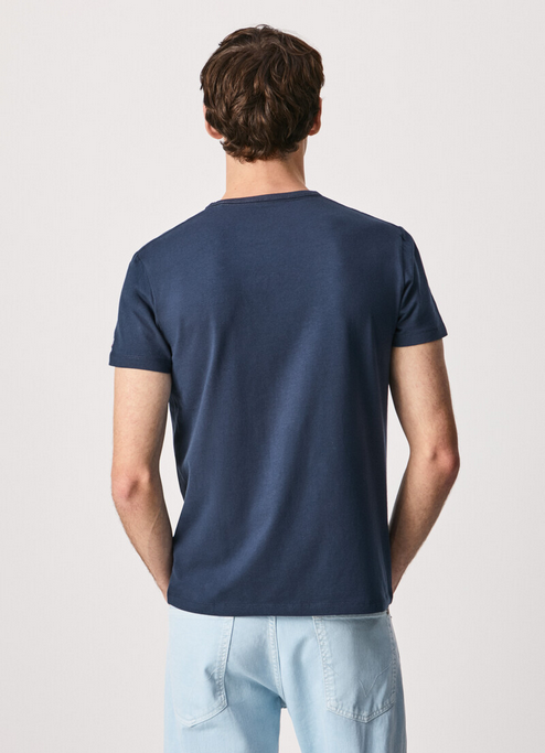 Pepe Jeans maglietta maniche corte Original Basic T-shirt PM508212 595 navy
