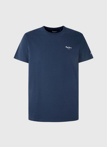 Pepe Jeans maglietta maniche corte Original Basic T-shirt PM508212 595 navy