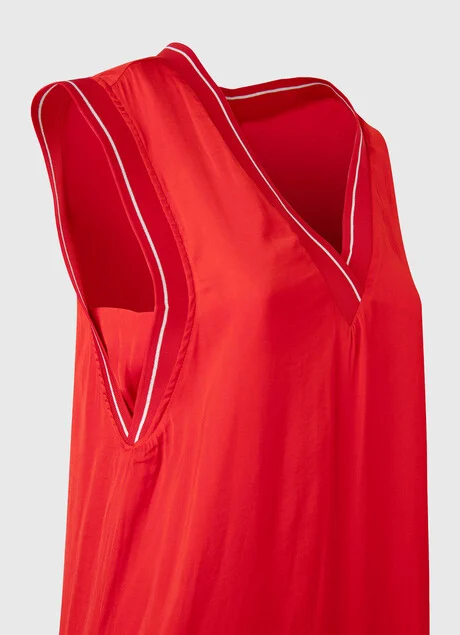 Pepe Jeans Abito Tunica Donna Matilda Rosso Royal - PL953027