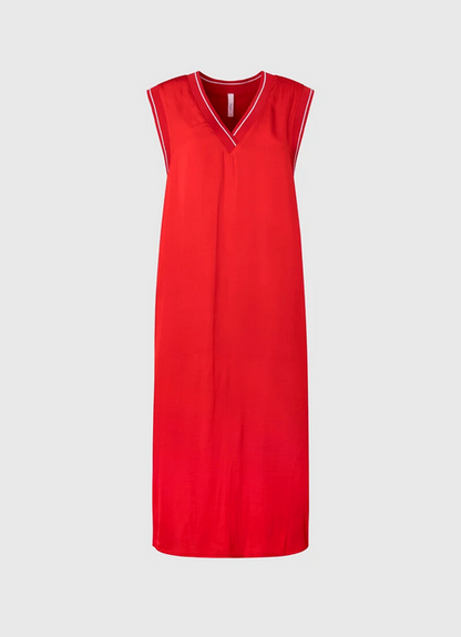 Pepe Jeans Abito Tunica Donna Matilda Rosso Royal - PL953027