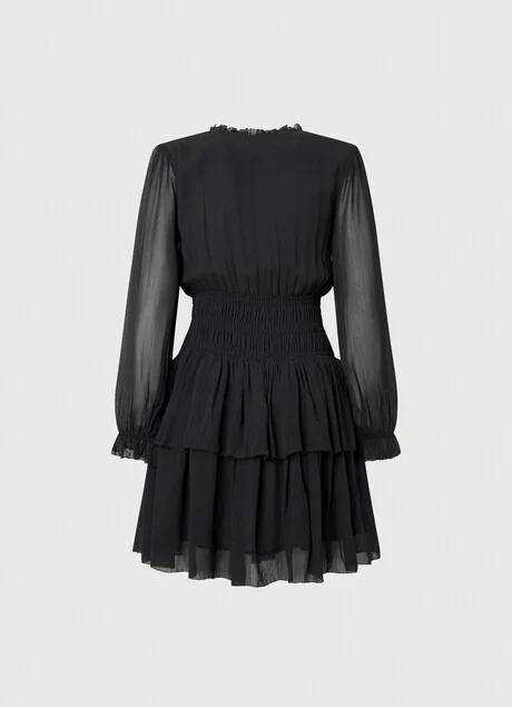 Pepe Jeans Lucy Romantic Mini Dress PL953018 999 black