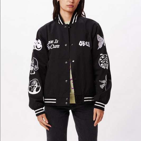 Obey giacca unisex da adulto Jacket Cherubino 121800498 black