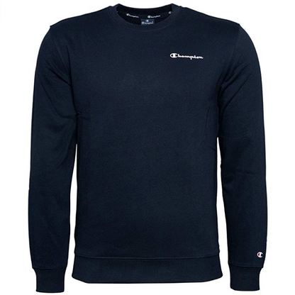 Champion maglia manica lunga in cotone Crewnwck Sweatshirt 214750 NNY blu