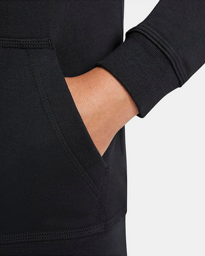 Nike Felpa con cappuccio e cerniera intera da bambino DD1698 010 nero