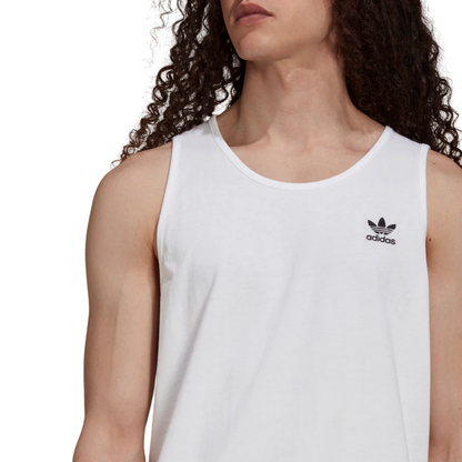 Adidas canotta sportiva da uomo Adicolor Essentials Trefoil H35497 bianco