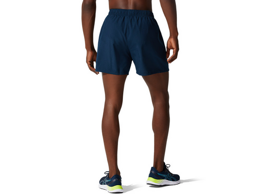 Asics pantaloncino da corsa da uomo Core 5in Short 2011C336 400 french blue