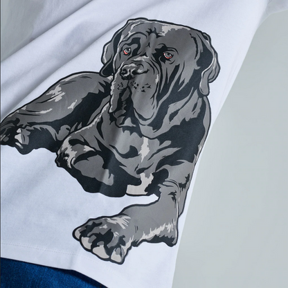 Dolly Noire Neapolitan Mastiff Tee ts096-ta-02 white