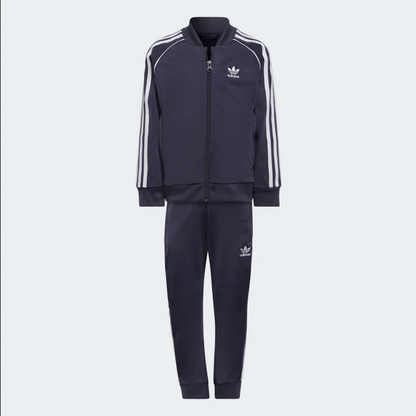 Adidas Originals Tuta Track Adicolor uniserx da bambino HF7472 blu-bianco
