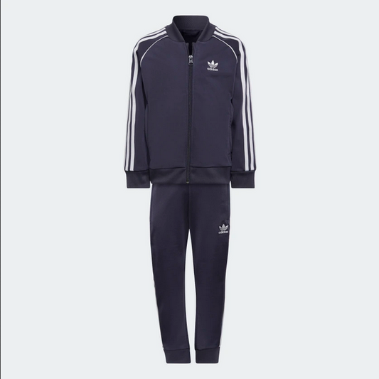 Adidas Originals Tuta Track Adicolor uniserx da bambino HF7472 blu-bianco
