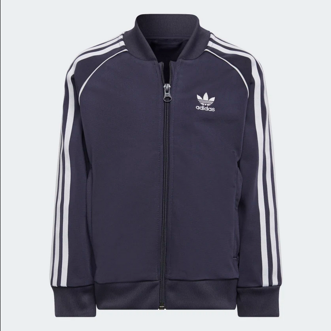 Adidas Originals Tuta Track Adicolor uniserx da bambino HF7472 blu-bianco
