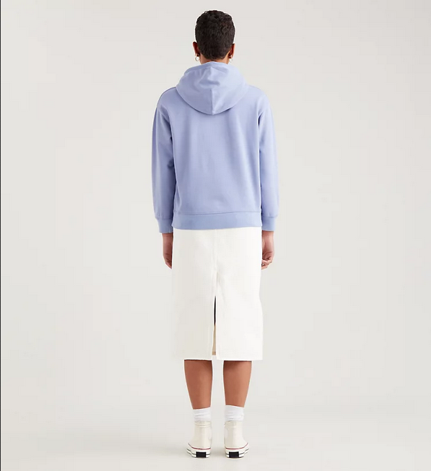 Levi's Felpa minilogo da donna oversize con cappuccio 246930033 country blue