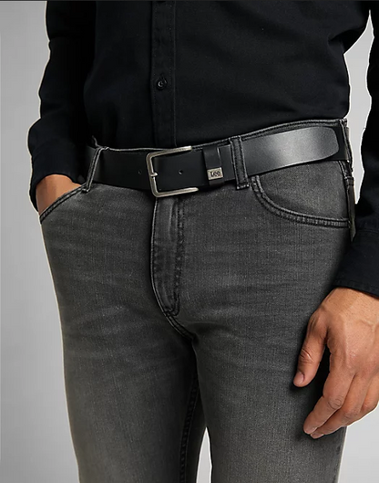 Lee cintura da uomo in pelle Small Logo Belt LA035301 nero