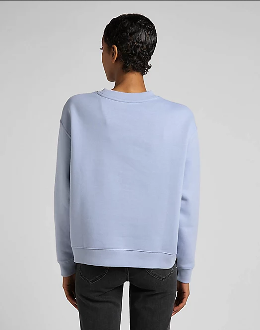 Lee Felpa da donna girocollo Sweatshirt L53LLJ66 parry blue