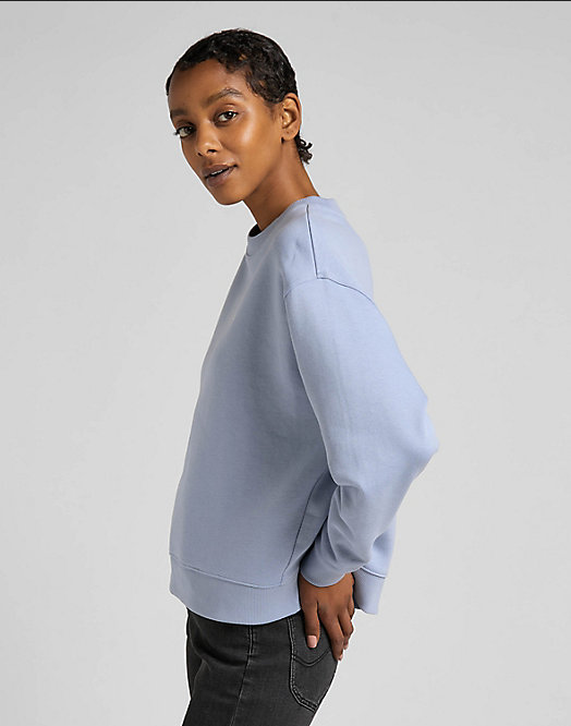 Lee Felpa da donna girocollo Sweatshirt L53LLJ66 parry blue