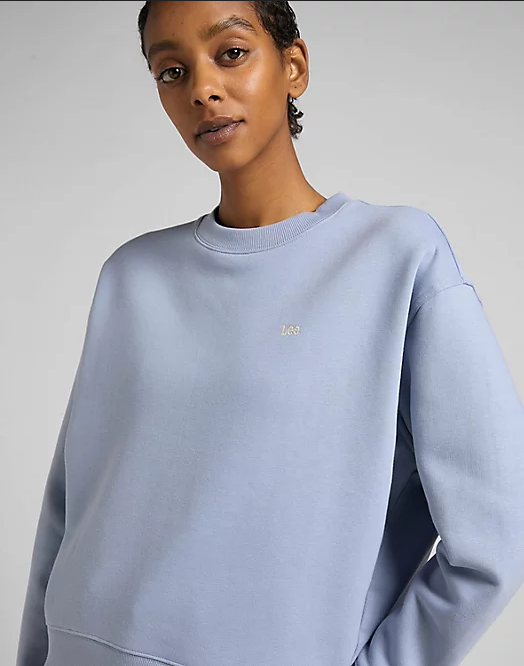 Lee Felpa da donna girocollo Sweatshirt L53LLJ66 parry blue