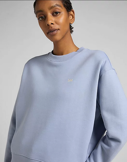 Lee Felpa da donna girocollo Sweatshirt L53LLJ66 parry blue