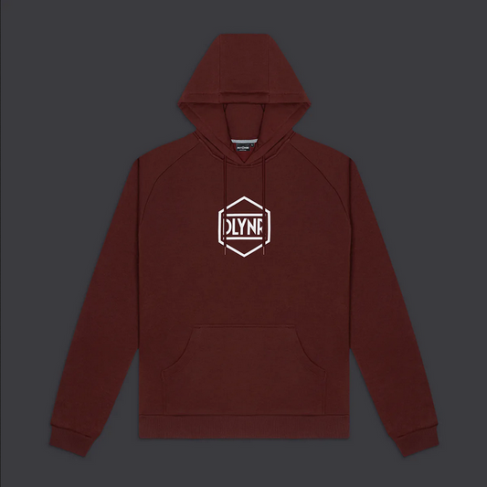 Dolly Noire Felpa con cappuccio Logo Hoddie SW186-SA-05 bordeaux