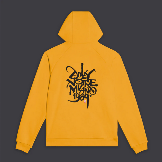 Dolly Noire Felpa con Cappuccio 1989 Barcellona 1x DLYNR Hoodie SW169-SA-02 orange