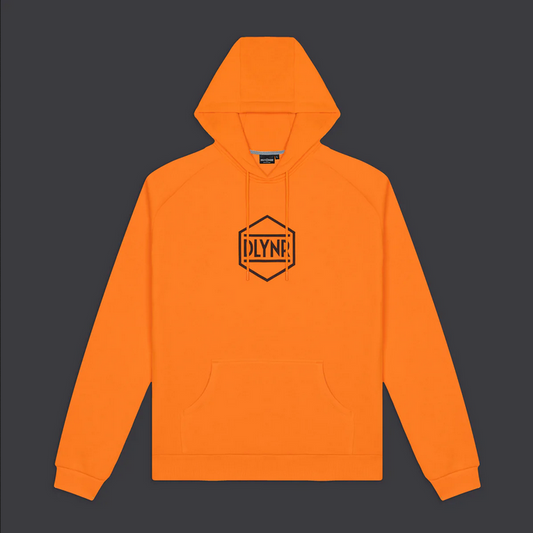 Dolly Noire Felpa con cappuccio Logo Hoddie SW186-SA-06 orange