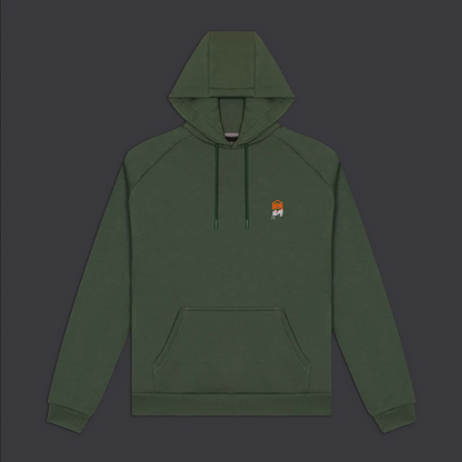 Dolly Noire Felpa con cappuccio Milano Hoodie SW174-SA-02 green
