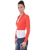 Long-sleeved V-neck shrug, Datch