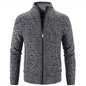 Men's zip-up cardigan