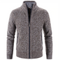 Men's zip-up cardigan