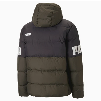 Puma piumino da uomo con cappuccio 849335 70 forest night