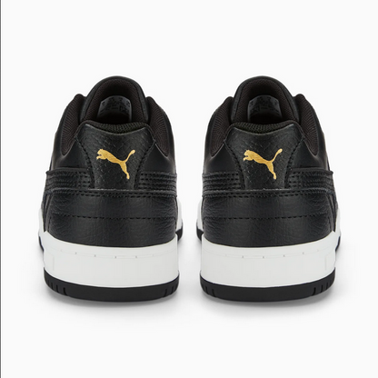 Puma sneakers bassa da ragazzo RBD Game Low Jr 387350 02 black-gold-white