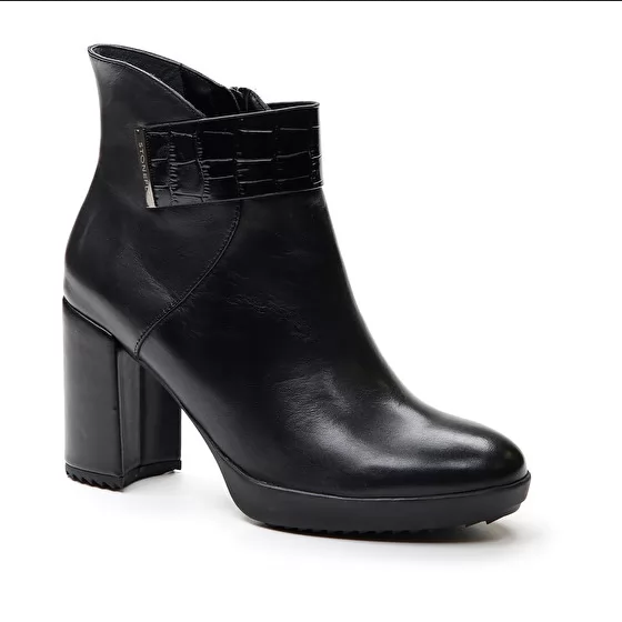 Stonefly Stivaletto Oprah 26 218209 Nero Pelle Nappa