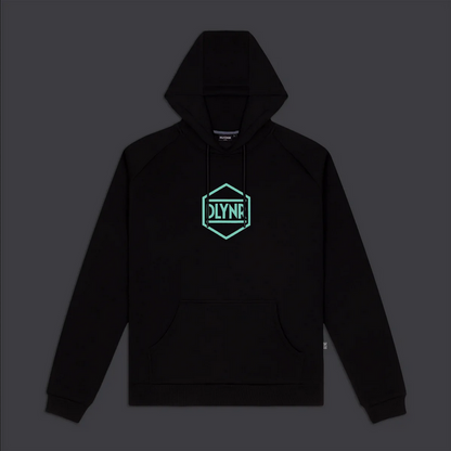 Dolly Noire Felpa da uomo con cappuccio Logo Classic Hoodie sw379-sa-03 nero verde