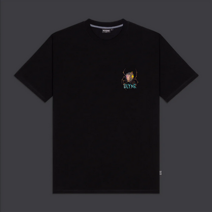 Dolly Noire T-shirt manica corta da uomo Joro Spider ts446-ta-01 nero