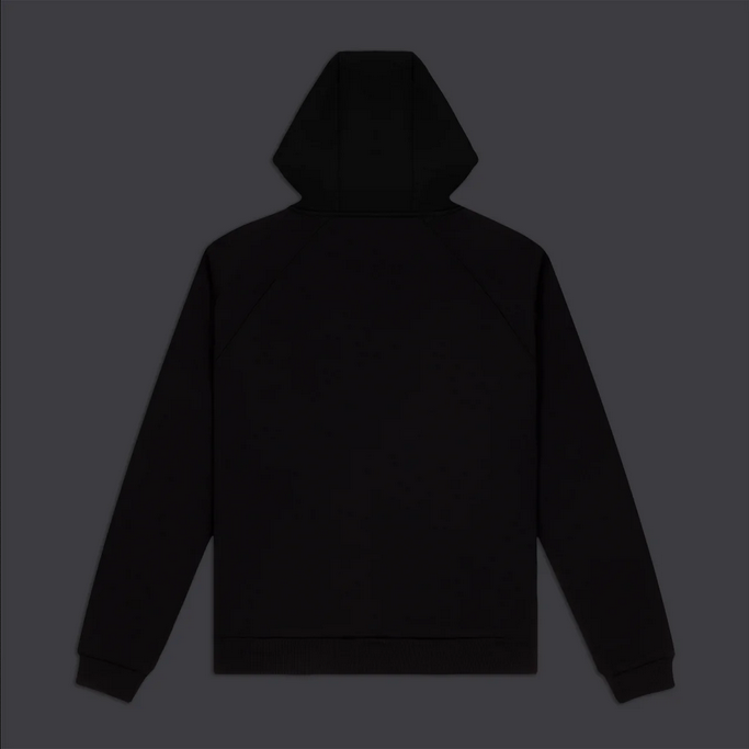 Dolly Noire Felpa da uomo con cappuccio Party Hard Skull Hoodie sw394-sc-01 black
