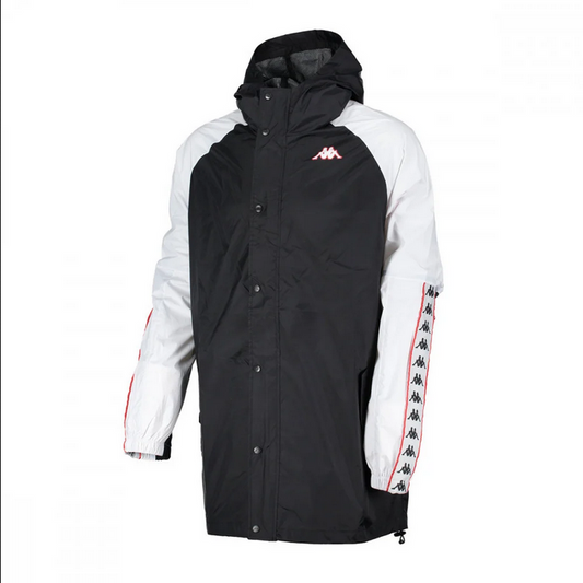 Kappa giubbino antivento con cappuccio Clack 3031D30 900 nero