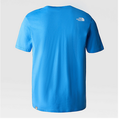 The North Face T-Shirt Uomo Easy Azzurro Super Sonic Blue - NF0A2TX3LV61