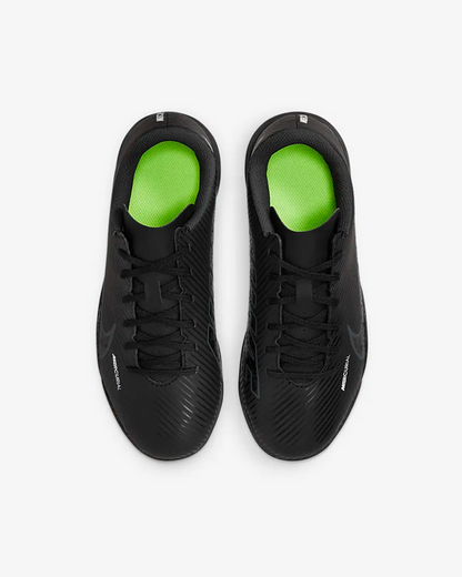 Nike Scarpa da calcetto da ragazzo Mercurial Vapor 15 Club Turf DJ5956 001 nero-bianco