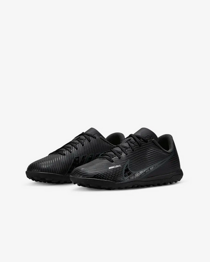 Nike Scarpa da calcetto da ragazzo Mercurial Vapor 15 Club Turf DJ5956 001 nero-bianco